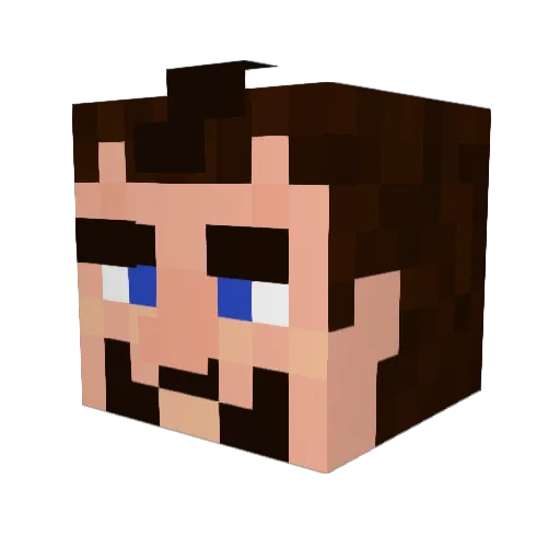 deadshot2222 Minecraft avatar head, 3D render