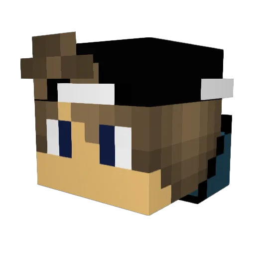 deadshot561 Minecraft avatar head, 3D render