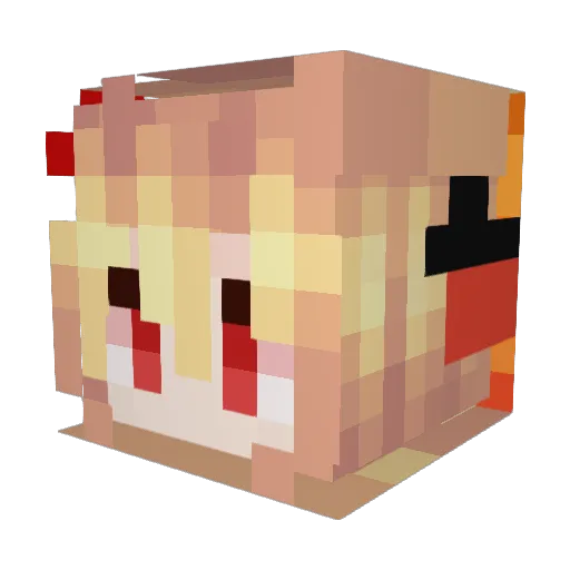 deadshot760 Minecraft avatar head, 3D render