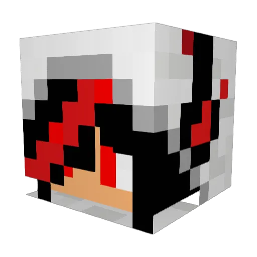 deadshotmaster1 Minecraft avatar head, 3D render