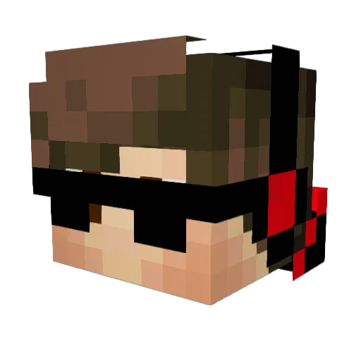 deadshotzz1 Minecraft avatar head, 3D render