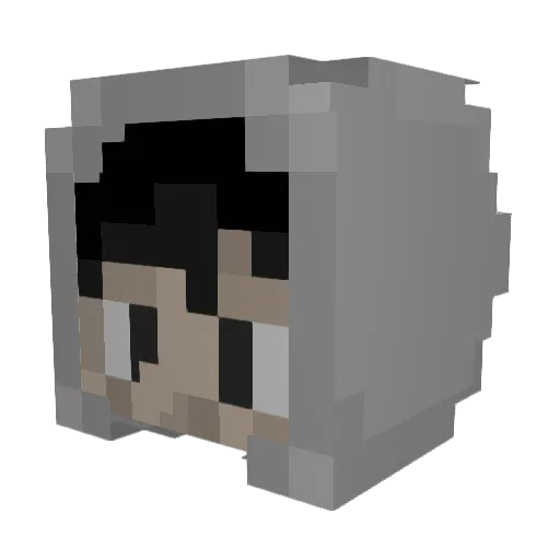 deadsoul0666 Minecraft avatar head, 3D render