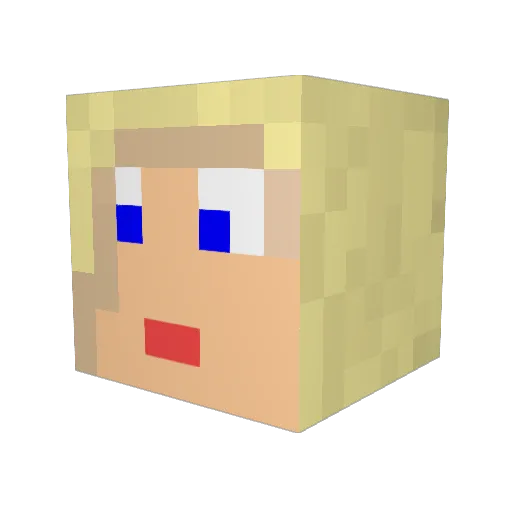 deadtrigger1234 Minecraft avatar head, 3D render