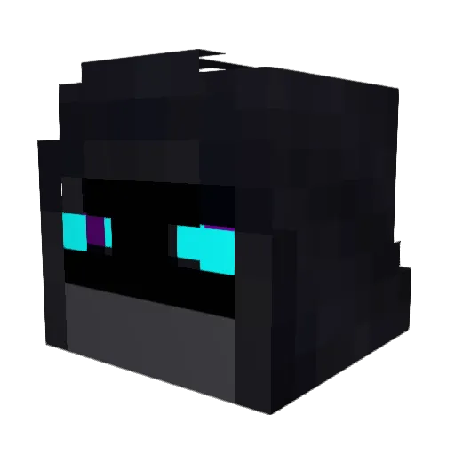 deadxb0 Minecraft avatar head, 3D render
