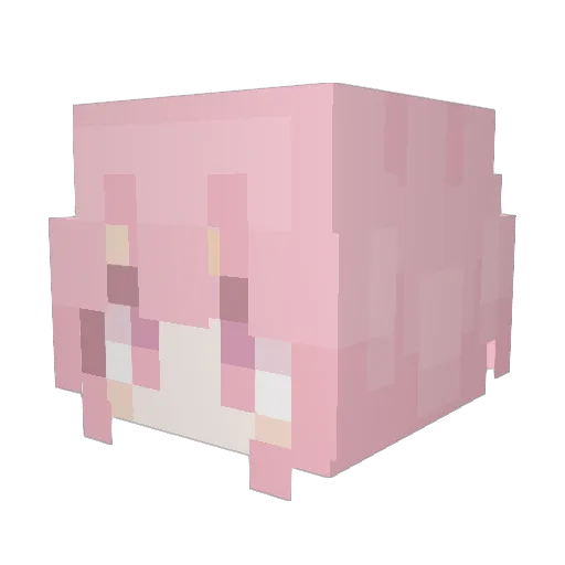 deaftoes Minecraft avatar head, 3D render