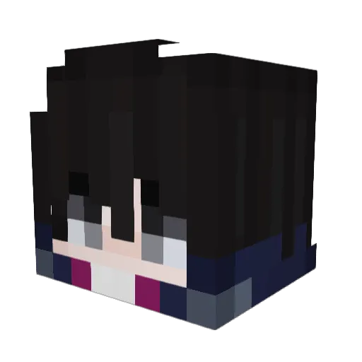 deagod1 Minecraft avatar head, 3D render