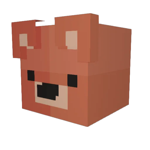 deaman29 Minecraft avatar head, 3D render