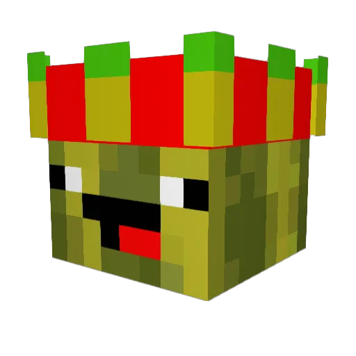 deamonalexdublin Minecraft avatar head, 3D render