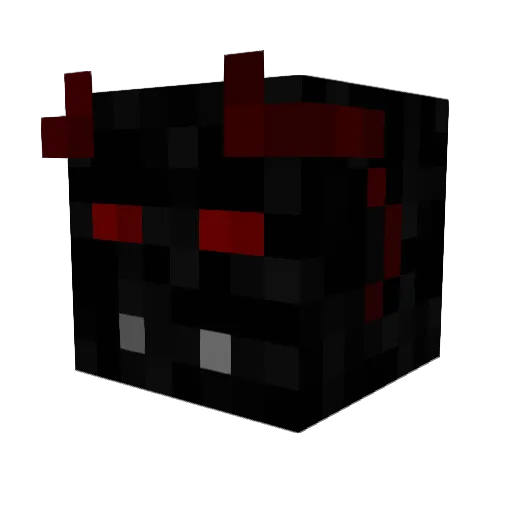 deamonchild99 Minecraft avatar head, 3D render