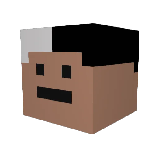 dean214567389 Minecraft avatar head, 3D render