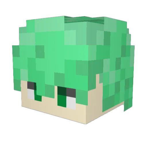 dean963 Minecraft avatar head, 3D render