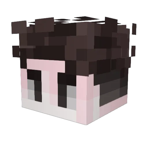 deanWombourne Minecraft avatar head, 3D render