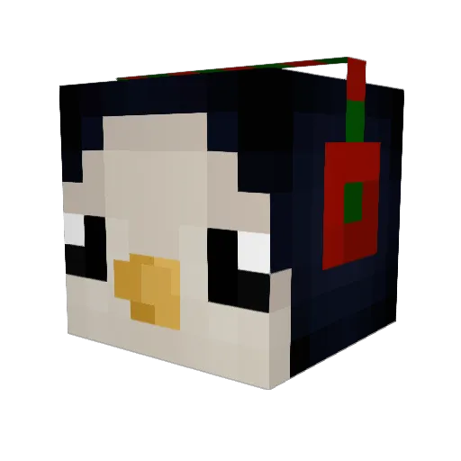 deanislig Minecraft avatar head, 3D render