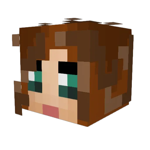 deanne987 Minecraft avatar head, 3D render