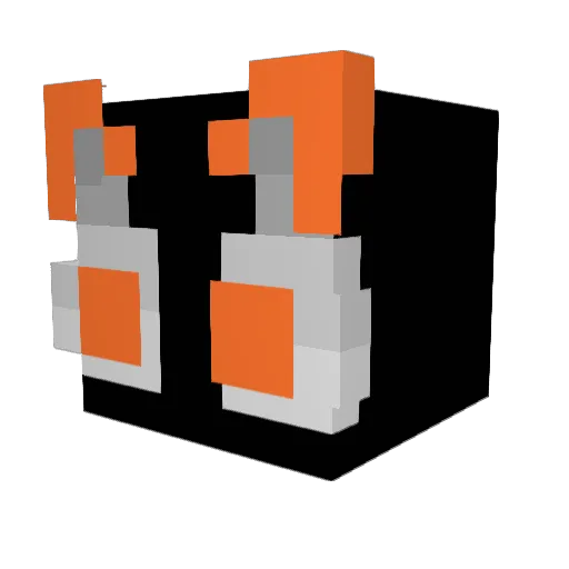deanp67 Minecraft avatar head, 3D render