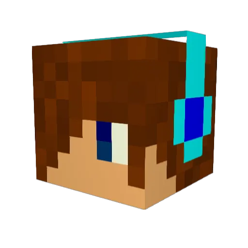 deantommy3080 Minecraft avatar head, 3D render