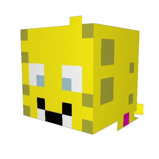 deanyweiny Minecraft avatar head, 3D render