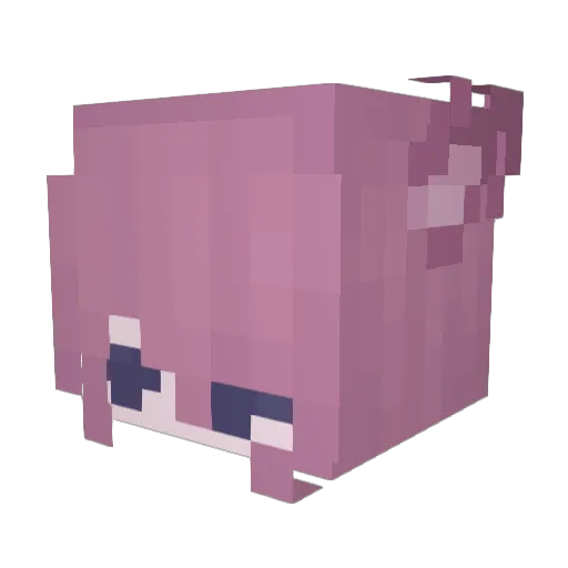 dearest_Noelle Minecraft avatar head, 3D render