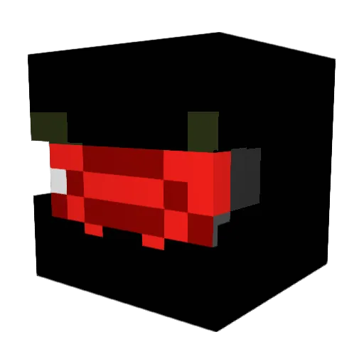 dearmonster101 Minecraft avatar head, 3D render