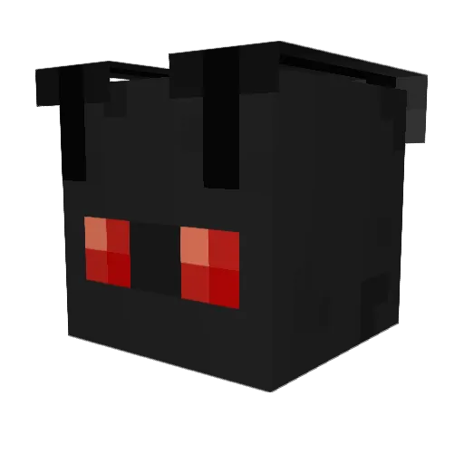 dearmothchild Minecraft avatar head, 3D render