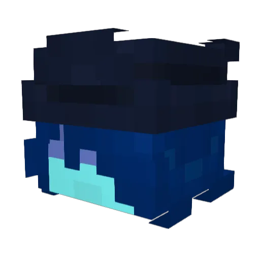 dearpomona Minecraft avatar head, 3D render