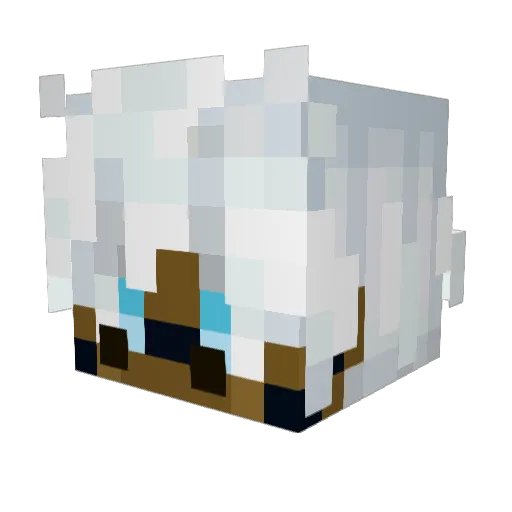 death12345667 Minecraft avatar head, 3D render