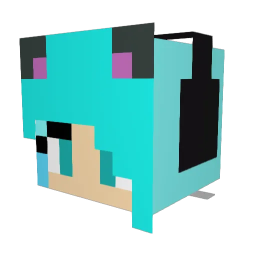 deathXlive Minecraft avatar head, 3D render