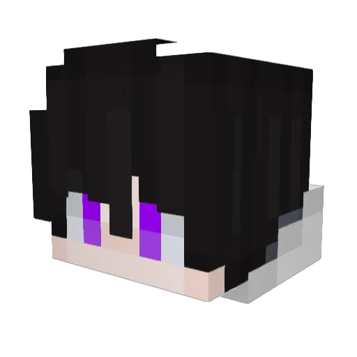 death_knight_ Minecraft avatar head, 3D render