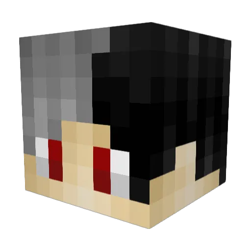 deathbond17 Minecraft avatar head, 3D render