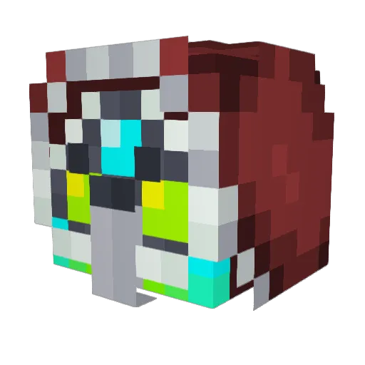 deatheater2232 Minecraft avatar head, 3D render