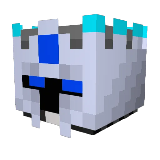 deathguy43 Minecraft avatar head, 3D render