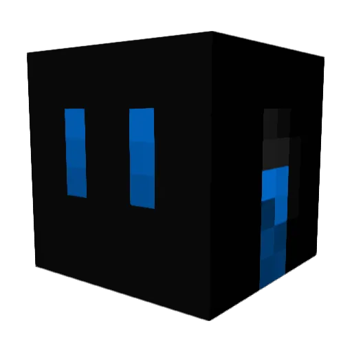 deathlock189 Minecraft avatar head, 3D render
