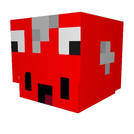 deathnosole Minecraft avatar head, 3D render