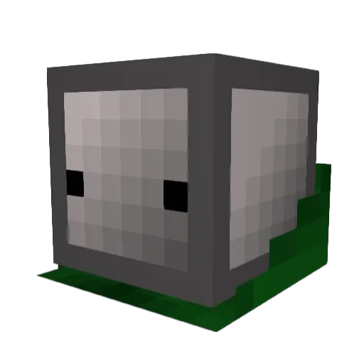 deathofajulia Minecraft avatar head, 3D render