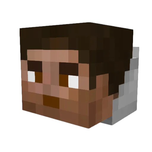 deathplayer56 Minecraft avatar head, 3D render