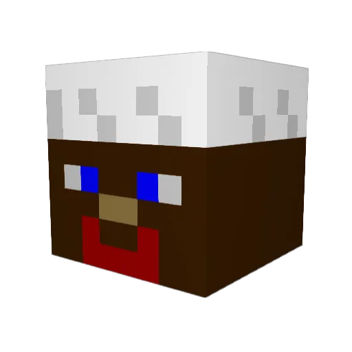 deathracer25 Minecraft avatar head, 3D render