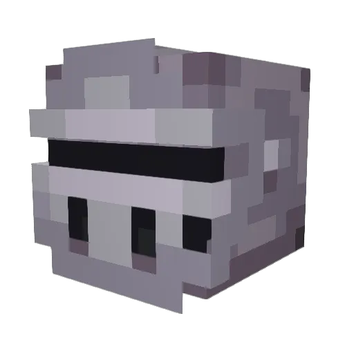 deathrocker10 Minecraft avatar head, 3D render