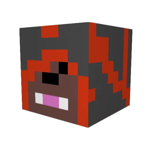 deathrow2606 Minecraft avatar head, 3D render