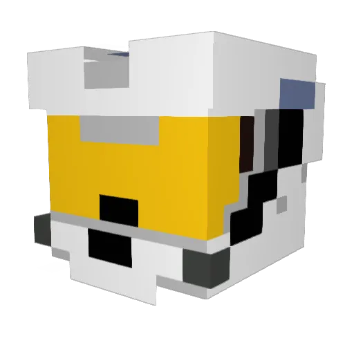 deathsahdow Minecraft avatar head, 3D render