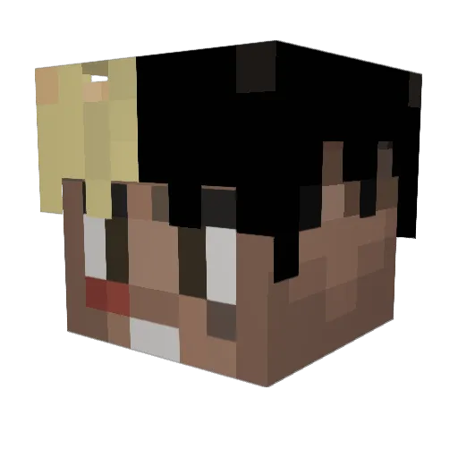 deathsniper7 Minecraft avatar head, 3D render