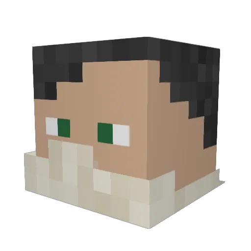 deathtrooper379 Minecraft avatar head, 3D render