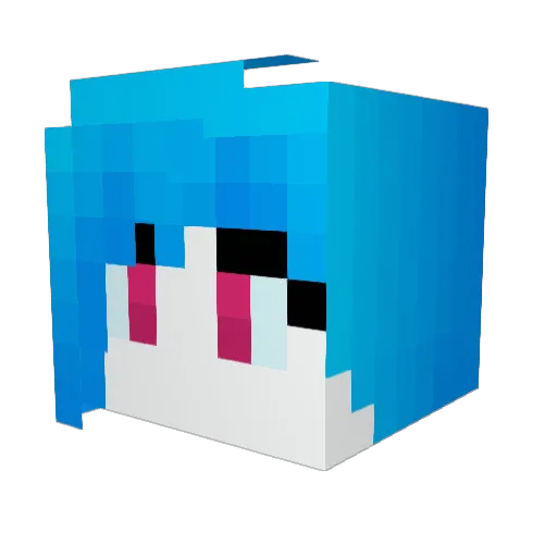 deathuscis Minecraft avatar head, 3D render
