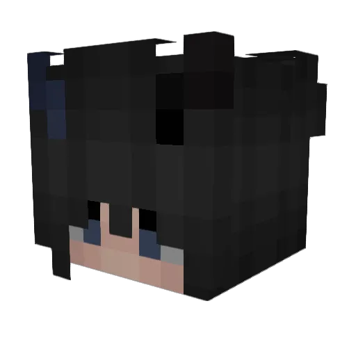 deathvibe Minecraft avatar head, 3D render