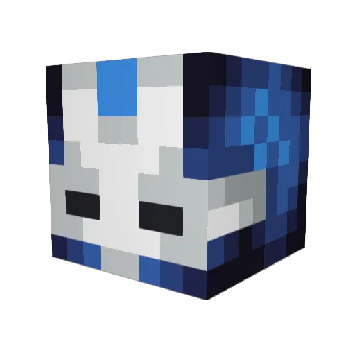 deathzzzzzzzz Minecraft avatar head, 3D render