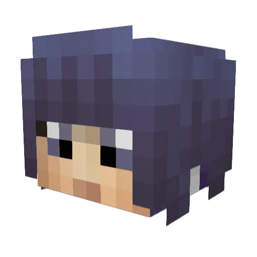 deb2323 Minecraft avatar head, 3D render