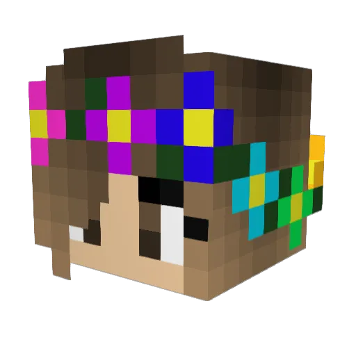 debbiem01 Minecraft avatar head, 3D render