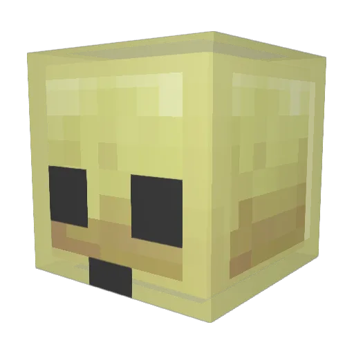 debug_key Minecraft avatar head, 3D render