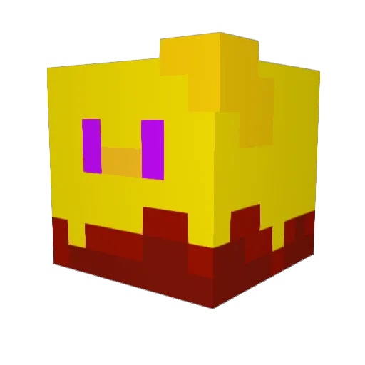 decanter73 Minecraft avatar head, 3D render