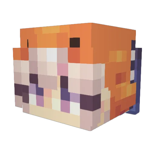 deceasedem Minecraft avatar head, 3D render