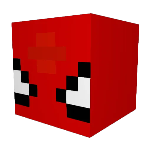 decenber2 Minecraft avatar head, 3D render
